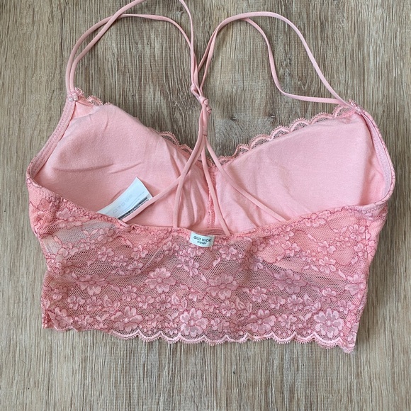 Gilly Hicks Bra Bralette Peach Pink Size Small - Picture 4 of 5